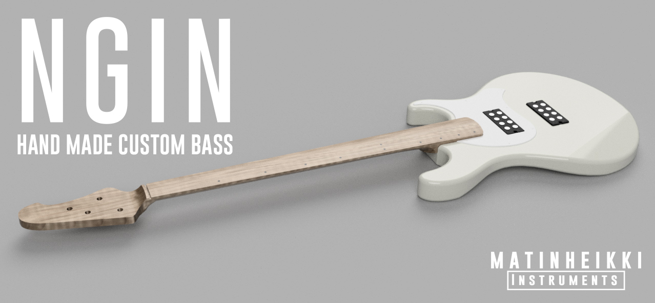NGIN custom bass by matinheikki instruments